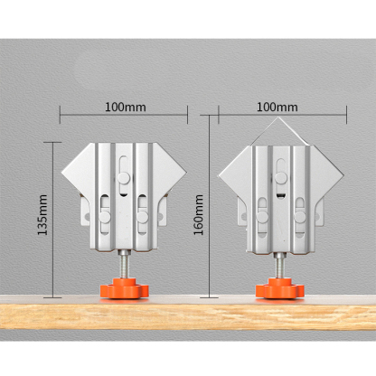Industrial Heavy-Duty Stainless Steel 90-Degree Right Angle Clamp, Open & Closed Type for Welding and Woodworking, Precision L/T-Shape Fixing Tool, Auxiliary Welding Jig