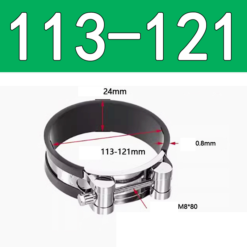 Heavy Duty Hose Clamp - Reinforced European Style Pipe Clip, Corrosion Resistant Galvanized Carbon Steel, for PVC Pipe & Hose Fixing