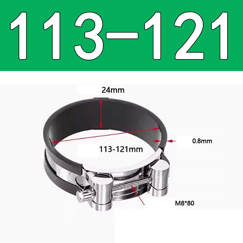 Heavy Duty Hose Clamp - Reinforced European Style Pipe Clip, Corrosion Resistant Galvanized Carbon Steel, for PVC Pipe & Hose Fixing