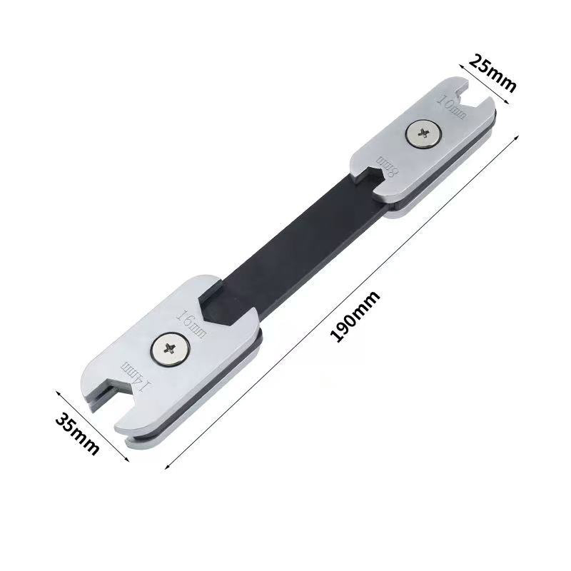 360° Swivel 8-in-1 Adjustable Wrench | Combination Box & Open End | Carbon Steel Forged | For Automotive Repair & Maintenance