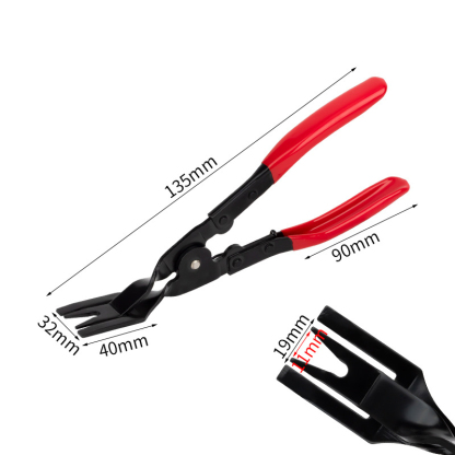 Professional Car Headlight Removal Pliers / Rivet Claw Pliers / Interior Trim Clip Pliers – 40mm Wide Opening, Effortless Design for Auto Repair, Headlight & Lamp Cover Disassembly