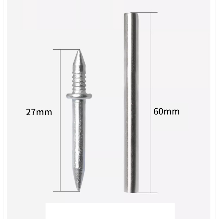 Dual-Headed Goat Nail Invisible Fixing Nails - Double-Ended Seamless No-Hole Nails for Baseboards