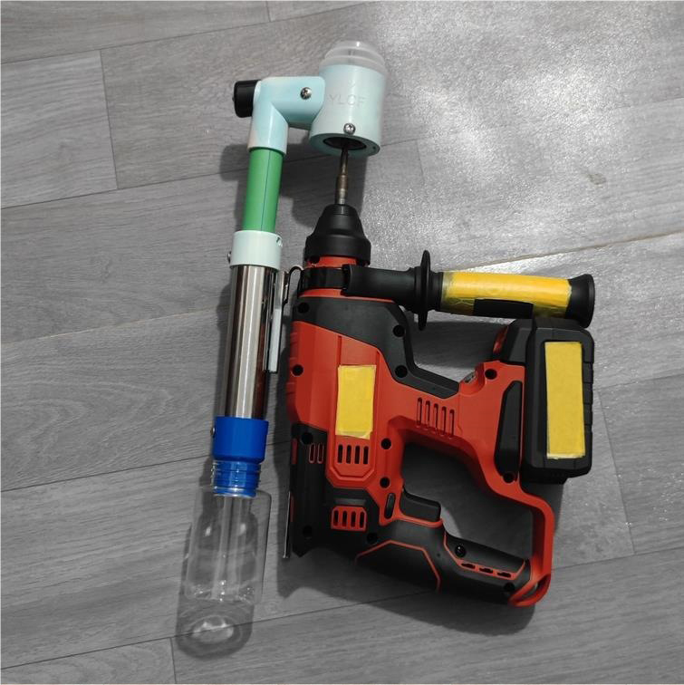 Dust-Free Revolution: Universal Hammer Drill Dust Collector | Patented, Portable, and Compatible with All Drill Types | Comes with Extra Sealing Gaskets