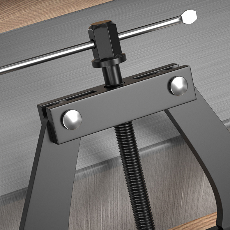 Universal Chain Tool Kit 60-200 - Heavy-Duty Motorcycle Bike Bicycle E-Bike Chain Breaker, Rivet Press, Crank Remover & Chain Clamp Tool - Forged 45# Steel, Rust-Resistant & Durable