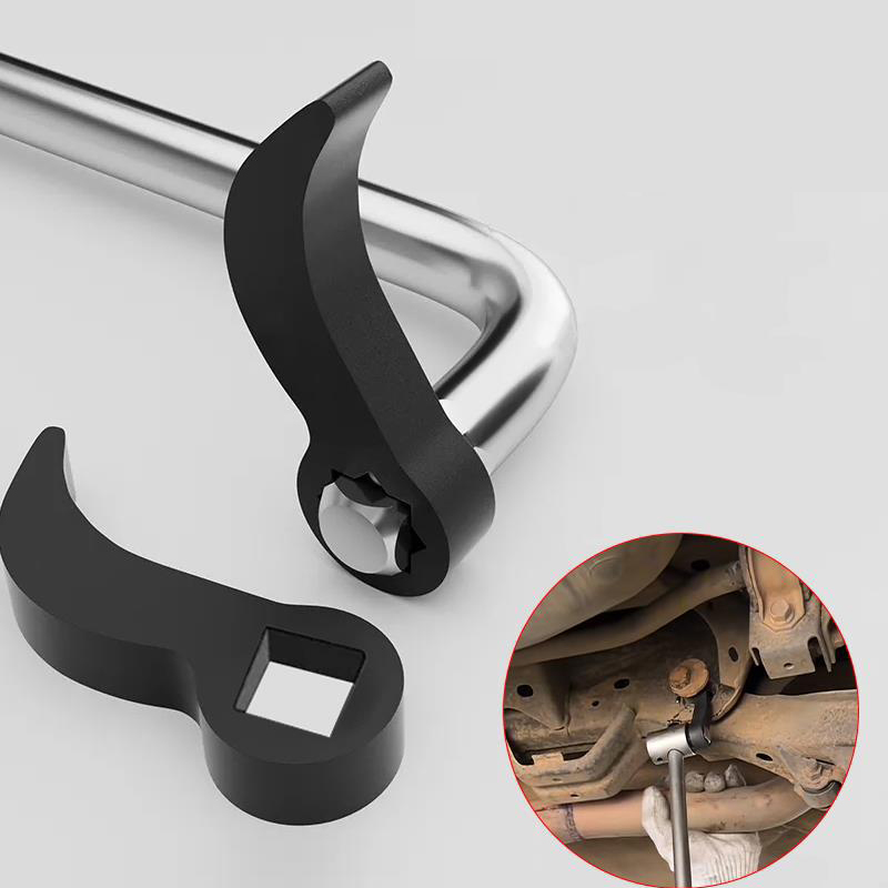 Heavy-Duty Horn-Style Axle Shaft & Ball Joint Separator - 1/2" Drive, Forged Chrome Molybdenum Steel, Heat Treated, Anti-Rust Finish