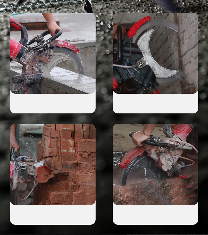 High-Frequency Brushless Ring Saw | Handheld Concrete Cutter | Dust-Free Water Cutting | 30cm Max Depth