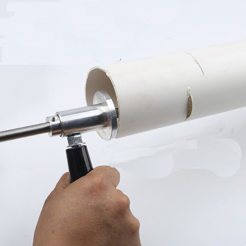 Professional PVC Pipe Cutter with Scale - Adjustable Cutting Length, Upgraded Ergonomic Handle, Drill-Compatible for Effortless Multi-Material Cutting