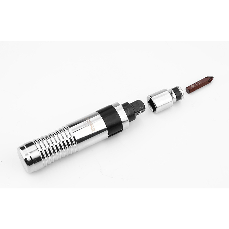 Impact Screwdriver Set (12-Piece & 16-Piece Options) - Forward/Reverse Switch, Magnetic Bits, Anti-Slip Grip, Multi-Purpose Screwdriver Kit for Stubborn Screws