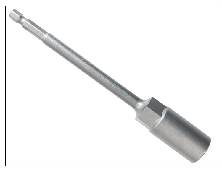 150mm Extended Deep-Wall Nut Driver Socket Set - Heavy-Duty Impact-Ready Hex Bit Sockets for Power Drills, Electric & Air Tools