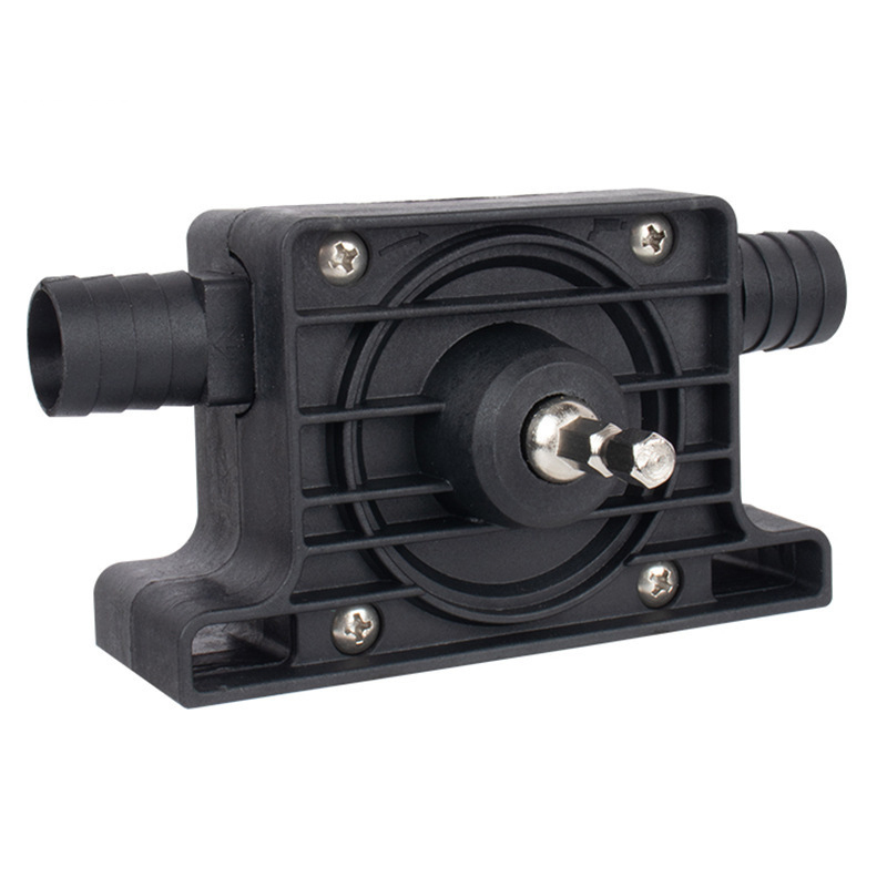 High Flow Drill Powered Water Pump, 1/2" G1/2 Port, 10-40 L/M, 3M Max Head, for 120W-650W Drills