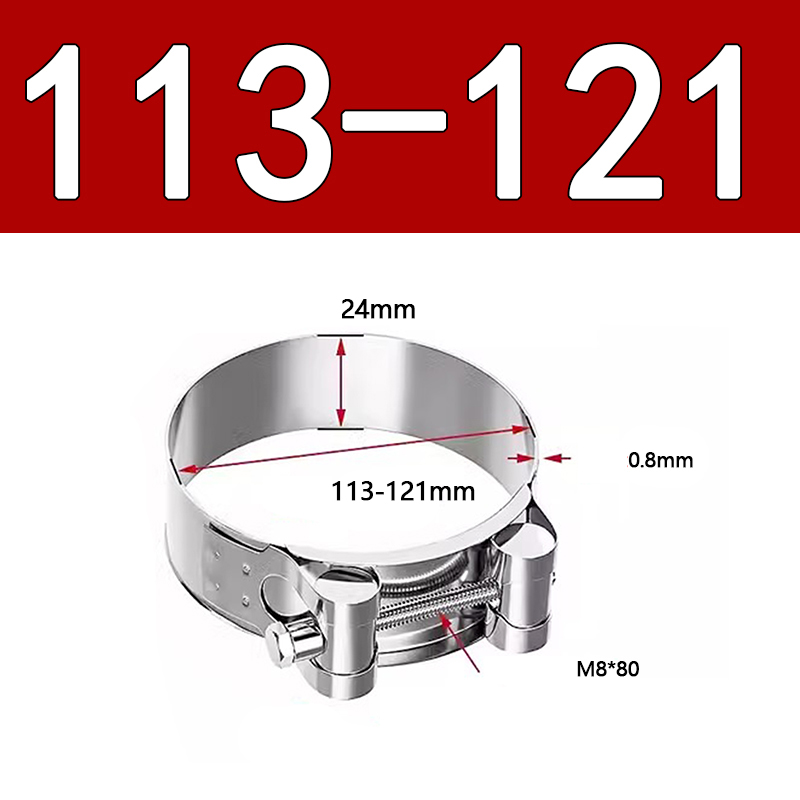 Heavy Duty Hose Clamp - Reinforced European Style Pipe Clip, Corrosion Resistant Galvanized Carbon Steel, for PVC Pipe & Hose Fixing
