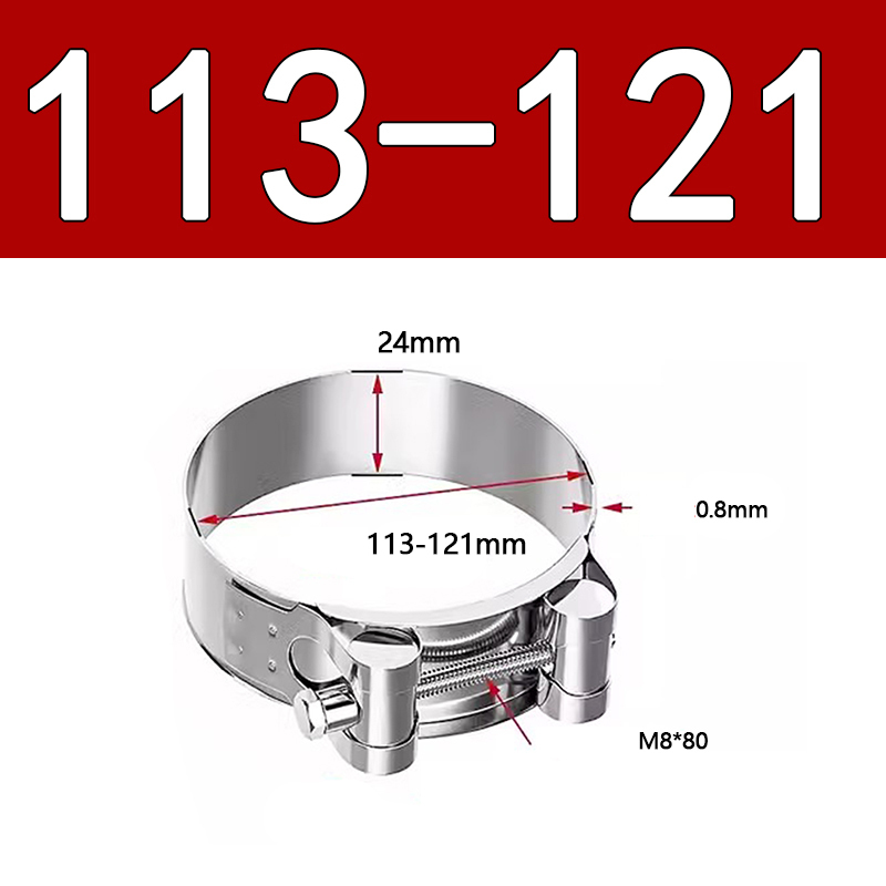 Heavy Duty Hose Clamp - Reinforced European Style Pipe Clip, Corrosion Resistant Galvanized Carbon Steel, for PVC Pipe & Hose Fixing