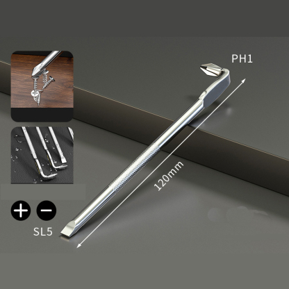 The Ultimate 90-Degree Offset Screwdriver Set for Tight Spaces - L-Shape/Z-Shape, Magnetic Tip, S2 Alloy Steel, Rust Proof - Phillips/Slotted/Torx/Hex Bits