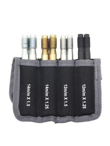 GTM Professional Wheel Hub Guide Pin Set - 8pc (10pc) | M12x1.25/M12x1.5/M14x1.25/M14x1.5 | Compatible with Mercedes-Benz, BMW, Audi, VW & More