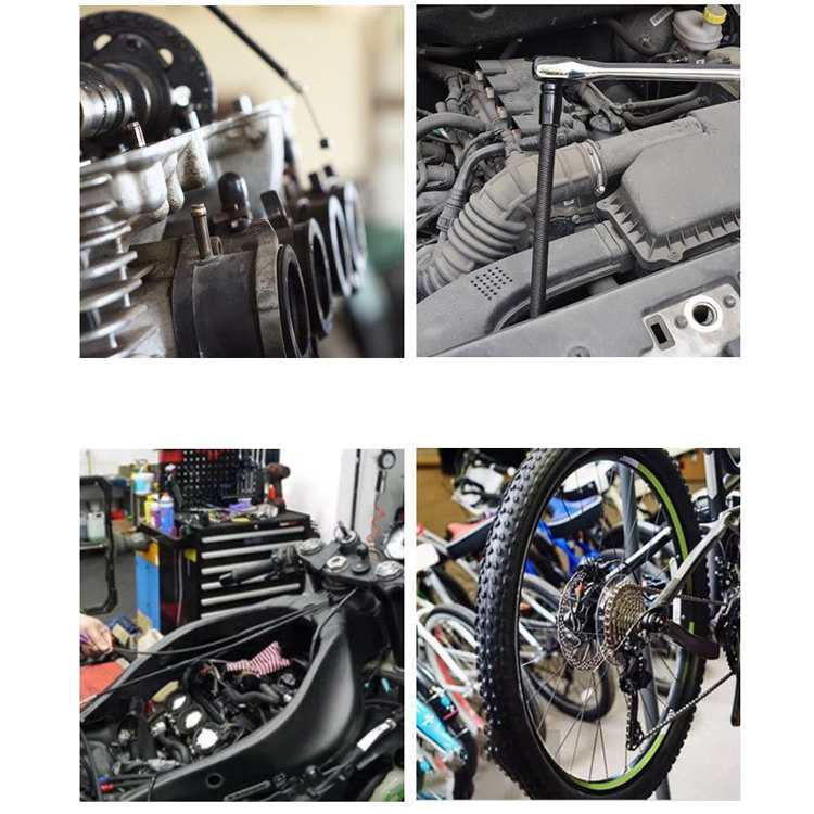 72-Tooth Extendable Ratchet Wrench - High Leverage, Quick-Release, Professional Automotive Tool Set | Heavy-Duty Chrome Vanadium Steel