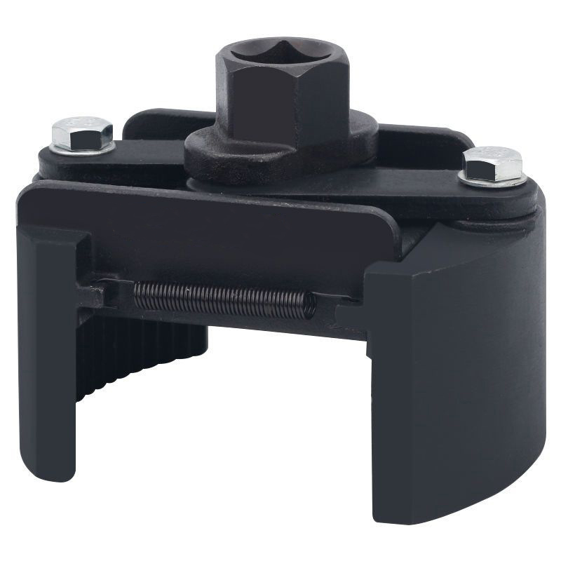 Heavy-Duty U-Type Oil Filter Wrench Set - Adjustable 2-Jaw Filter Removal Tool - Chrome Vanadium Steel - Compatible with 1/2" Drive