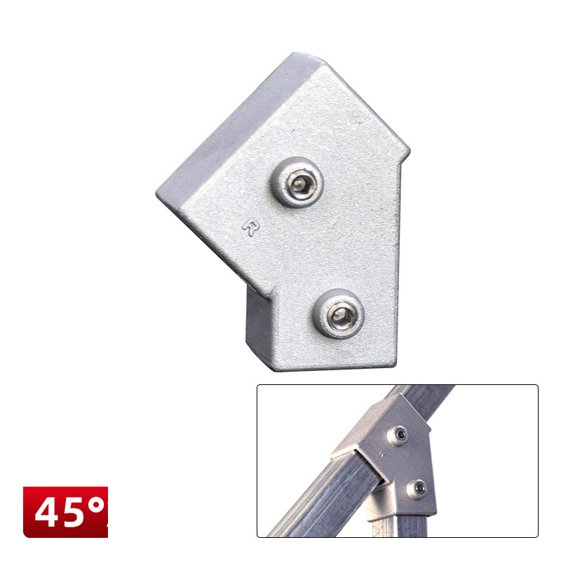 Heavy-Duty Welding-Free Aluminum Alloy Tube Connectors – Multi-Size Fittings for Shelving, Racks, Furniture & DIY Projects