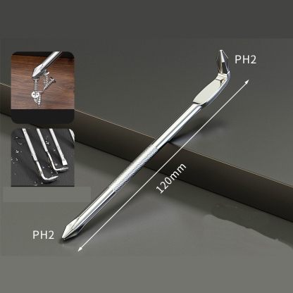 The Ultimate 90-Degree Offset Screwdriver Set for Tight Spaces - L-Shape/Z-Shape, Magnetic Tip, S2 Alloy Steel, Rust Proof - Phillips/Slotted/Torx/Hex Bits