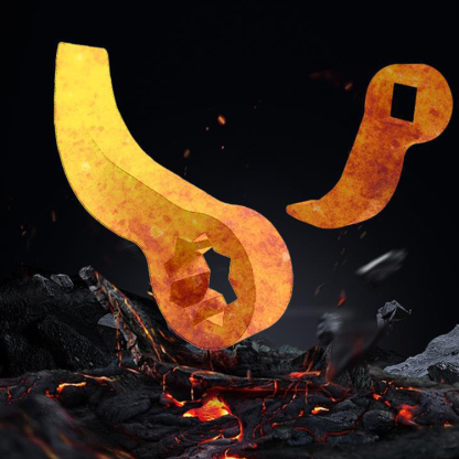 Heavy-Duty Horn-Style Axle Shaft & Ball Joint Separator - 1/2" Drive, Forged Chrome Molybdenum Steel, Heat Treated, Anti-Rust Finish