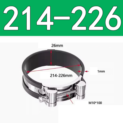 Heavy Duty Hose Clamp - Reinforced European Style Pipe Clip, Corrosion Resistant Galvanized Carbon Steel, for PVC Pipe & Hose Fixing