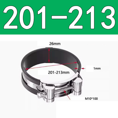 Heavy Duty Hose Clamp - Reinforced European Style Pipe Clip, Corrosion Resistant Galvanized Carbon Steel, for PVC Pipe & Hose Fixing