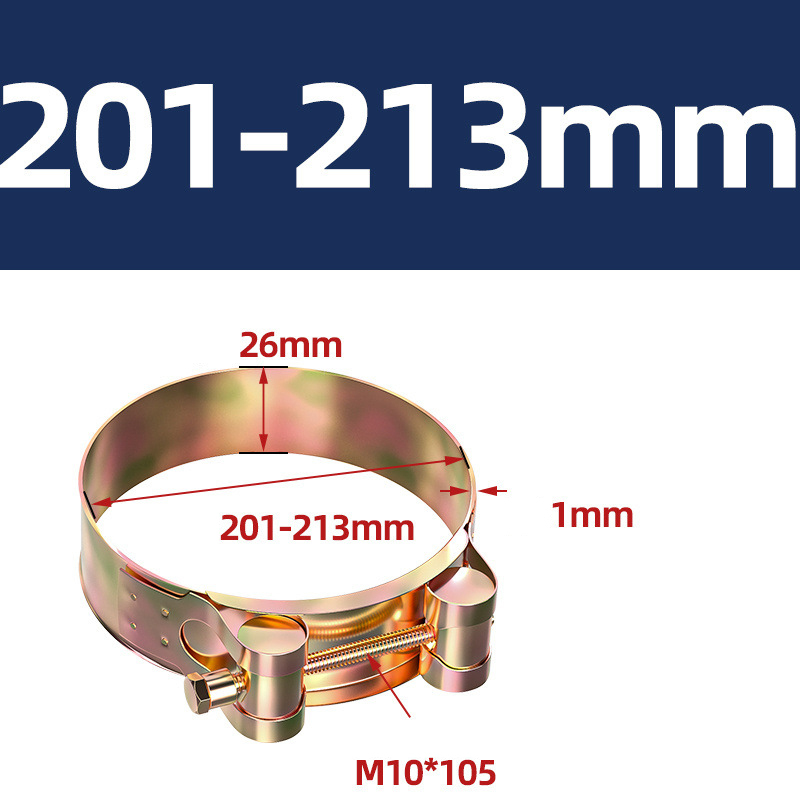 Heavy Duty Hose Clamp - Reinforced European Style Pipe Clip, Corrosion Resistant Galvanized Carbon Steel, for PVC Pipe & Hose Fixing