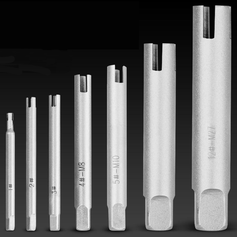 Alloy Steel Broken Tap Extractor - Reverse Spiral 3-Claw & 4-Claw Design | Universal for M3-M30 Taps | Easy Broken Tap Removal Tool