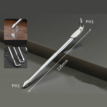 The Ultimate 90-Degree Offset Screwdriver Set for Tight Spaces - L-Shape/Z-Shape, Magnetic Tip, S2 Alloy Steel, Rust Proof - Phillips/Slotted/Torx/Hex Bits