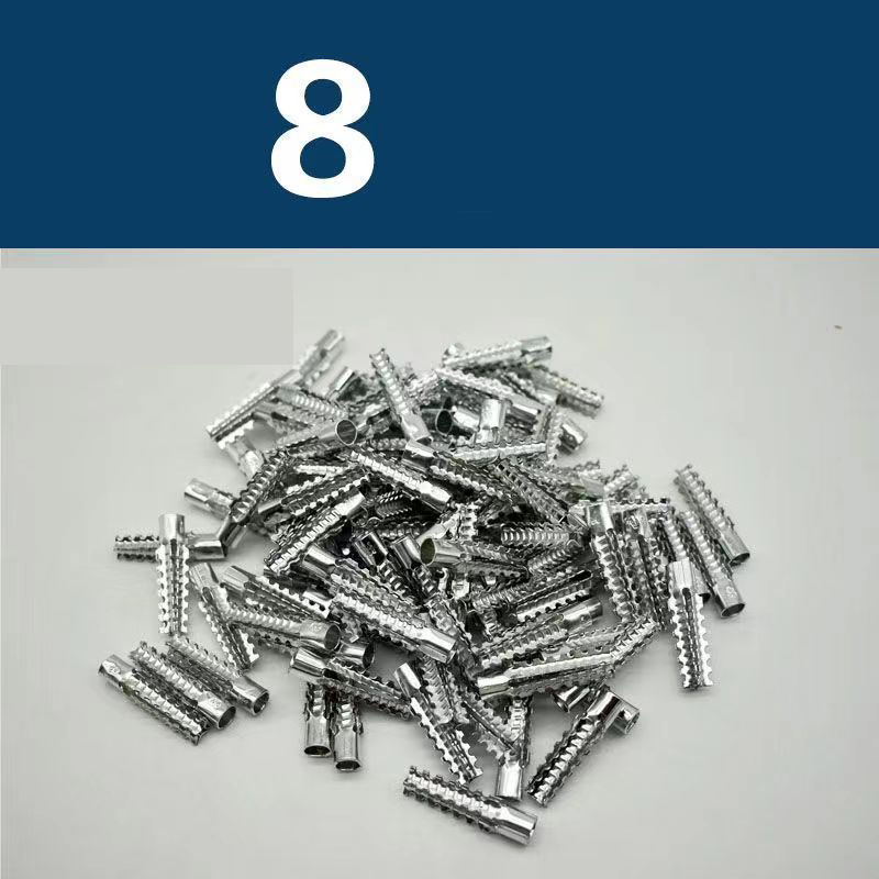 Lightweight Metal Expansion Anchors - Heavy Duty Self-Tapping Screws for Old Hole Repair, Zinc Plated