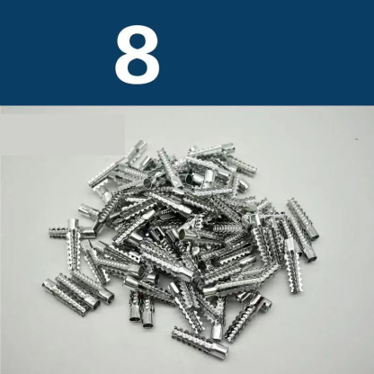 Lightweight Metal Expansion Anchors - Heavy Duty Self-Tapping Screws for Old Hole Repair, Zinc Plated
