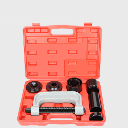 5-Piece Ball Joint Puller Set - Steering Tie Rod & Control Arm Removal Tool Kit, Durable Forged Steel Design for Auto Repair, DIY, and Workshops