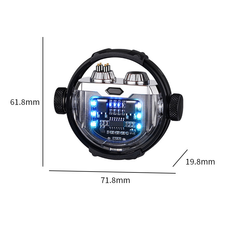 NexTorch Fusion: Windproof Arc Lighter, LED Flashlight, and Decompression Fidget Spinner