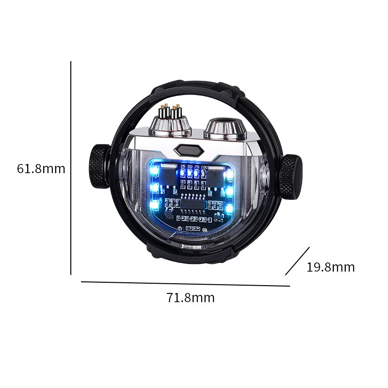 NexTorch Fusion: Windproof Arc Lighter, LED Flashlight, and Decompression Fidget Spinner