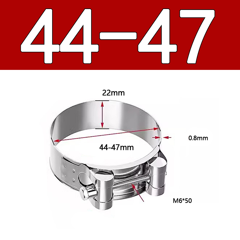 Heavy Duty Hose Clamp - Reinforced European Style Pipe Clip, Corrosion Resistant Galvanized Carbon Steel, for PVC Pipe & Hose Fixing