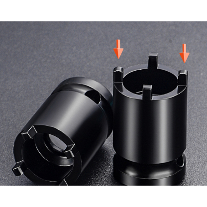 Upgraded 4-Claw Angle Grinder Socket Wrench | Industrial-Grade Chrome Molybdenum Steel Forging | 1/2-Inch Universal Drive