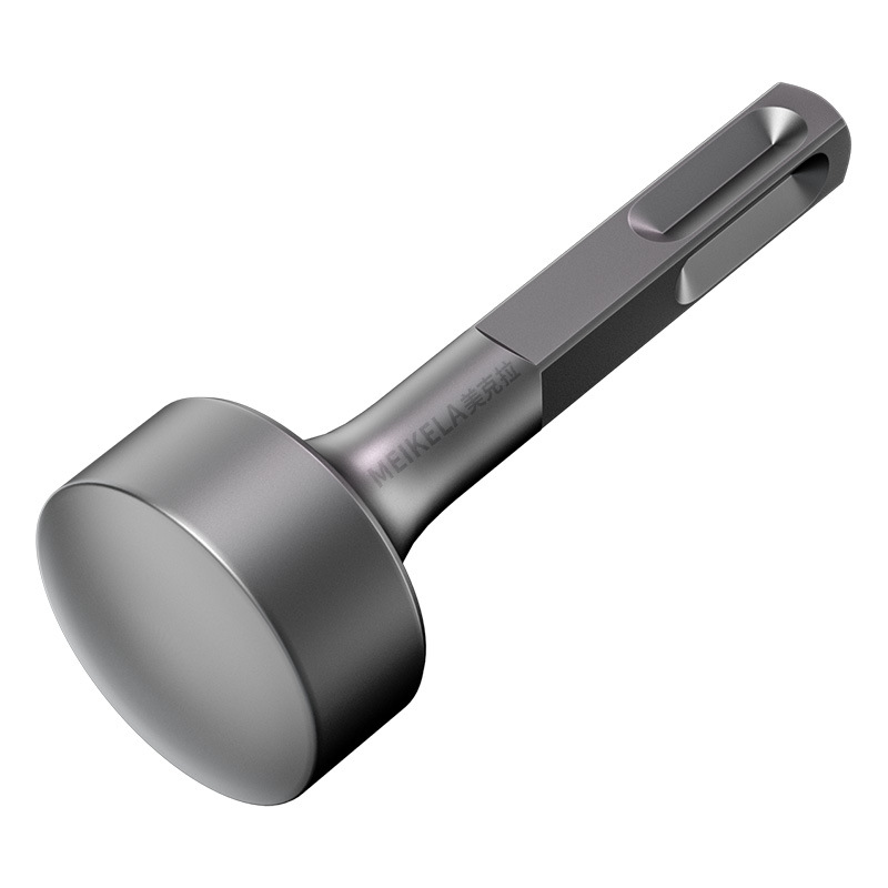 Demolition Hammer Chisel Points & Accessories - Square/Hex/Round Shank, Flat/Concave/Arc Head - for Duct Seaming, Pipe Crimping, Orchard Fencing, Flood Control Piling