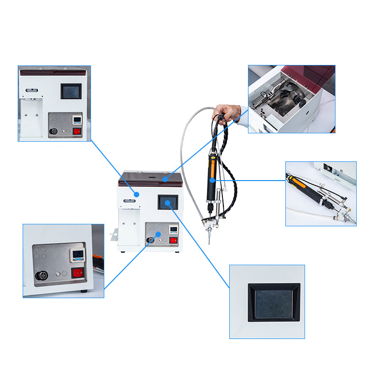 Custom Handheld Automatic Screwdriver - Intelligent Blow-Feed Precision Screw Tightening System