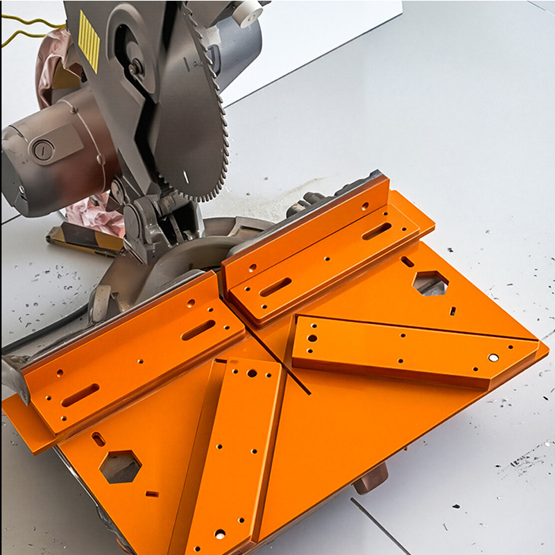  Universal Portable Cutting Guide Jig for Aluminum Saw Machines | 45° & 90° Angle Cutter for Woodworking & Trim