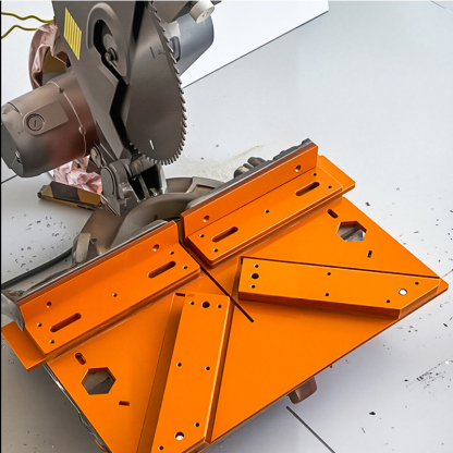  Universal Portable Cutting Guide Jig for Aluminum Saw Machines | 45° & 90° Angle Cutter for Woodworking & Trim