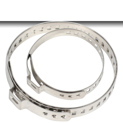 Heavy Duty 304 Stainless Steel Hose Clamp – Multi-Hole Adjustable CV Joint Boot & Power Steering Repair Clamp (25-50mm & 50-120mm)