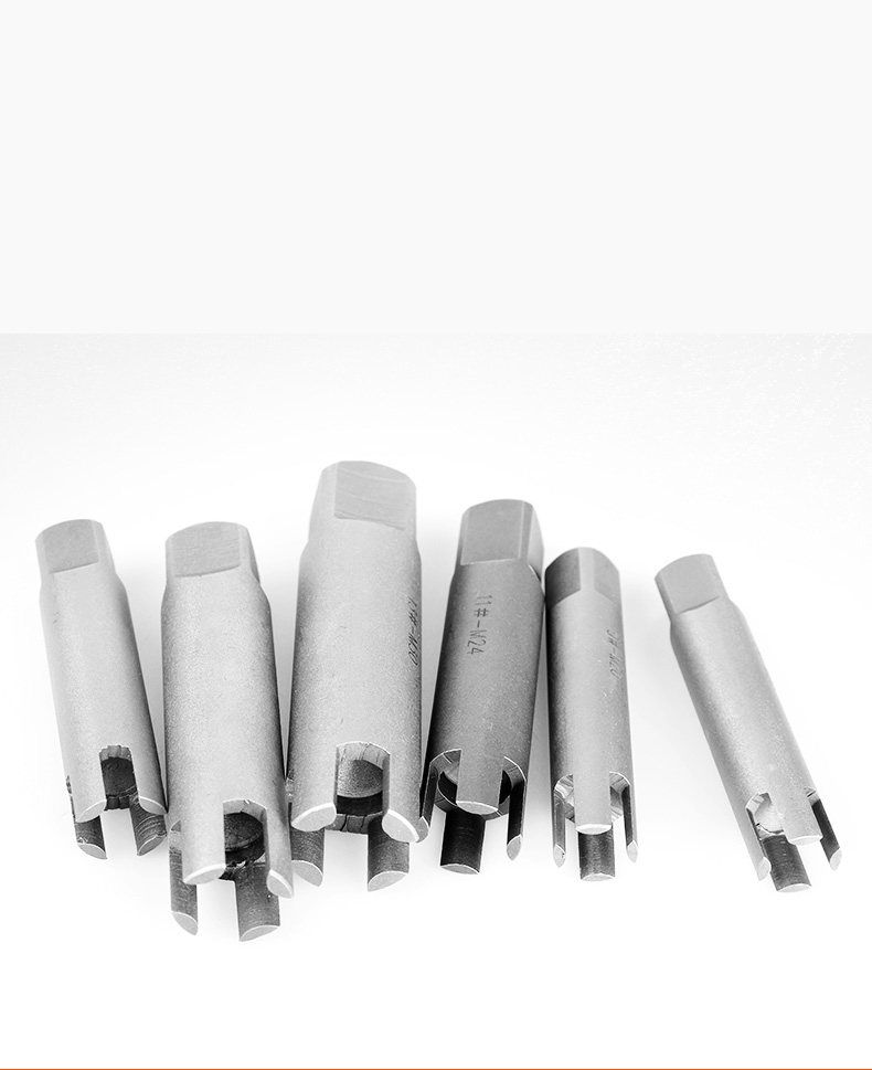 Alloy Steel Broken Tap Extractor - Reverse Spiral 3-Claw & 4-Claw Design | Universal for M3-M30 Taps | Easy Broken Tap Removal Tool