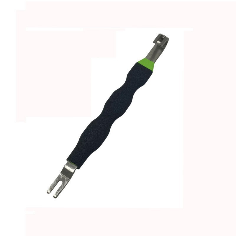 Dual-End Circuit Breaker Bar | Automotive Wire Harness Clip Removal Tool | Specialized Electrical Connector Pry Bar | Non-Slip Handle | 190mm