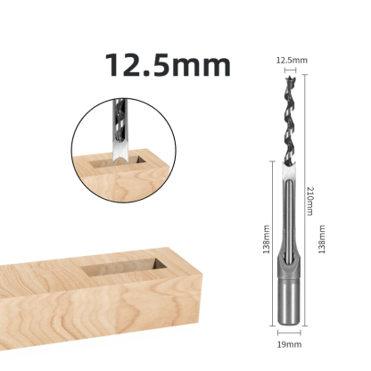 All-in-One Square Hole Mortising Kit | Convert Your Drill Press/Hand Drill | Professional Mortise Drill Bit Set for Woodworking & Joinery