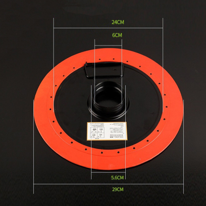 Heavy-Duty Grease Gun Adapter Plate - Dual Thread (56mm & 60mm) | Universal Suction Plate for 13KG & 15KG Lubricant Cartridges | Anti-Leak, Low-Residue Design with Dust Cover (Iron/Plastic Options)