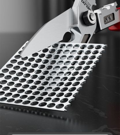 Industrial-Grade Tin Snips - CRV Chrome Vanadium Steel, Wire Stripper & Crimper 2-in-1, Aviation Snip for Stainless Steel & Light Gauge Metal