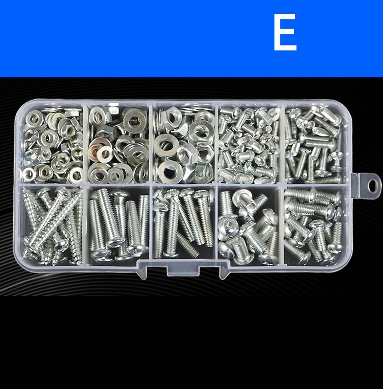 The Ultimate Screw Assortment Kit: M2-M6 Zinc-Plated Machine & Self-Tapping Screws, Nuts, Washers for DIY & Repair