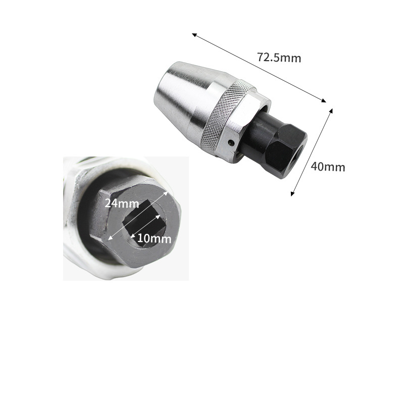 3/8" Bolt Extractor Set - Heavy-Duty Broken Bolt & Stud Remover Tool with 3-Jaw Grip for 6-13mm Damaged Fasteners