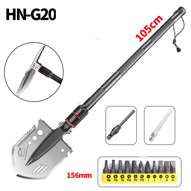 Multi-function outdoor shovel
