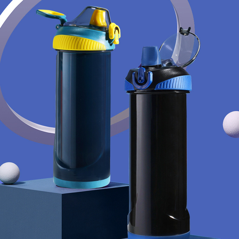 2-in-1 Waterproof Phone Cup with Storage - 480ml Leak-Proof Sports Bottle for Running & Swimming