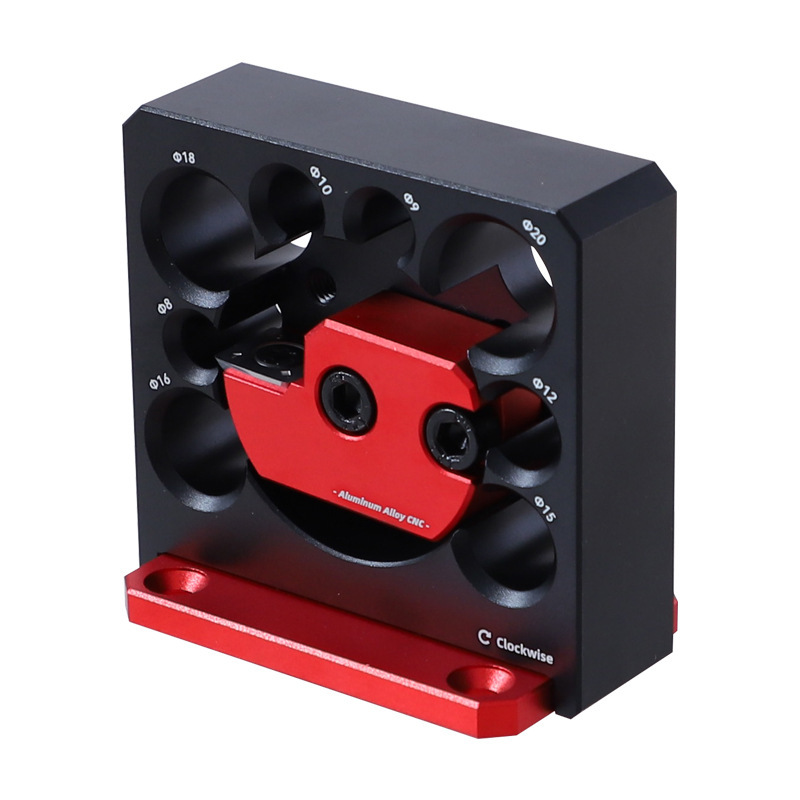 8-Hole Drill-Powered Dowel Maker | All-in-One Wood Rounding Jig for Perfect Φ8-20mm Dowels, Spindles, Tenons | Effortless Woodturning DIY Tool for Square to Round Wood